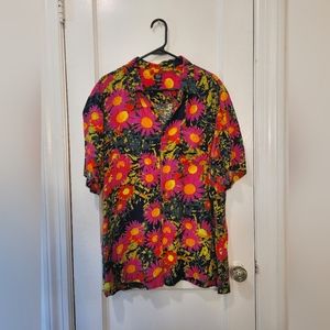 Floral BDG button down shirt